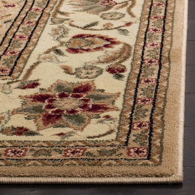 SAFAVIEH Lyndhurst Collection Runner Rug - 2'3" x 22', Beige & Ivory, Traditional Oriental Design, Non-Shedding & Easy Care, Ideal for High Traffic Areas in Living Room, Bedroom (LNH212D)