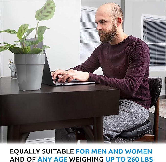 Premium Large Donut Pillow for Tailbone Pain Relief, Hemorrhoid Pillow for Sitting, Coccyx Support, Postpartum Recovery, Pressure Sores, Post Surgery and Sciatica, Donut Seat Cushion Butt Pillows