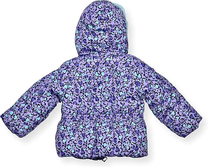 Arctic Quest Little Girls Bib Snow Pants and Ski Jacket Water-Resistant Snowsuit For Kids Winter Jacket For Girls