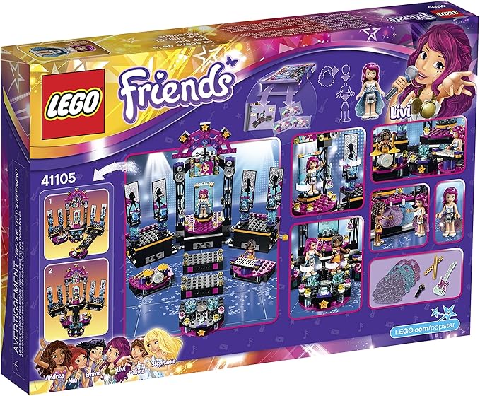 LEGO Friends 41105 Pop Star Show Stage Building Kit