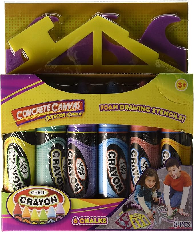 Lanard Jumbo Sidewalk Chalk Set