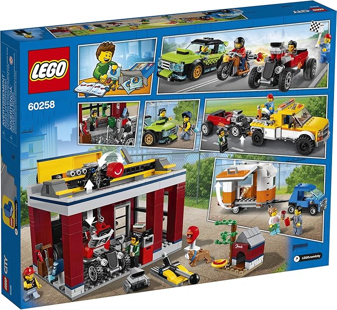 LEGO City Toy Car Garage 60258, Cool Building Set for Kids (897 Pieces)