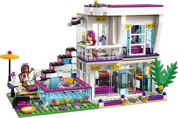 LEGO Friends Livi's Pop Star House Building Kit (597 Piece)