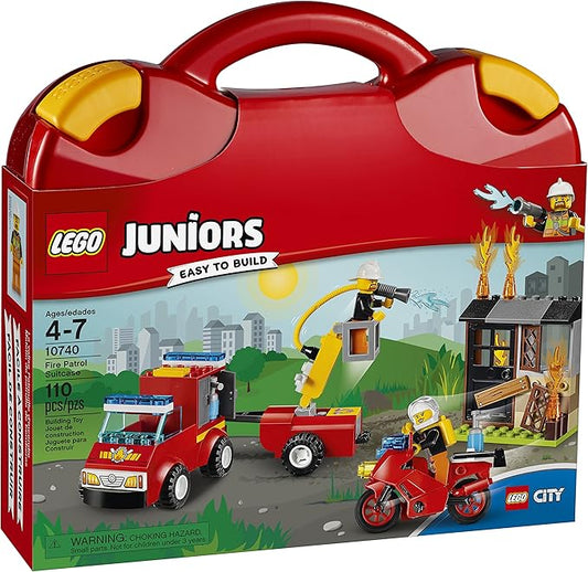 LEGO Juniors Fire Patrol Suitcase 10740 Toy for 4-7-Year-Olds