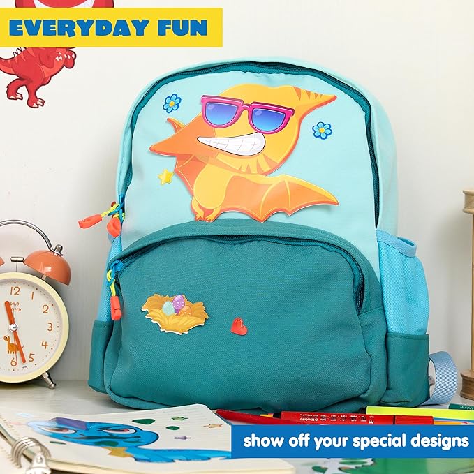 JOYIN 24PCS 9"x6" Make a face Stickers for Kids, Make Your Own Dinosaur Stickers, Animal Party Favors Kids Crafts, Goodie Bags Stuffers, Classroom Rewards