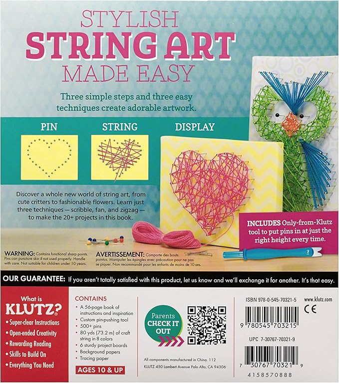 Klutz String Art Book Kit