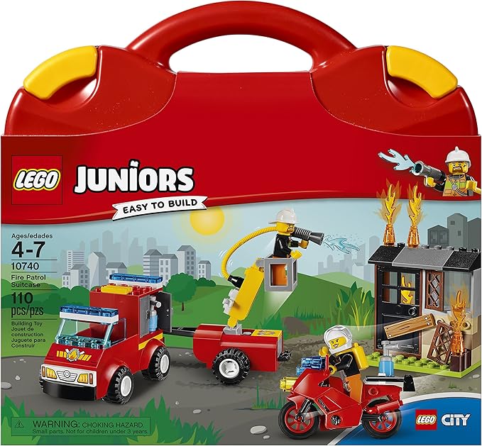 LEGO Juniors Fire Patrol Suitcase 10740 Toy for 4-7-Year-Olds