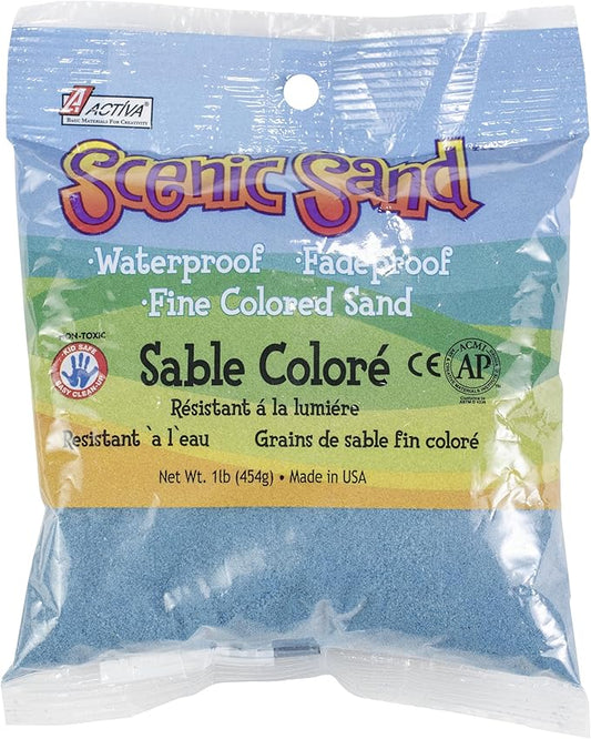 ACTIVA SAND-4485 Scenic Sand, 1-Pound, Light Blue