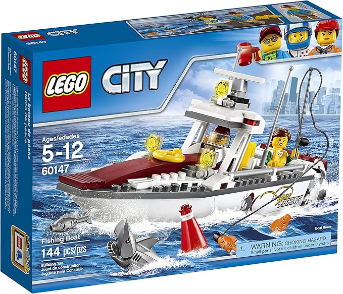Lego City Fishing Boat 60147 Creative Play Toy