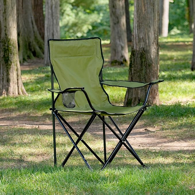 CAMP & GO Portable Max Quad Camping Cup Holders and Carrying Bag Chair