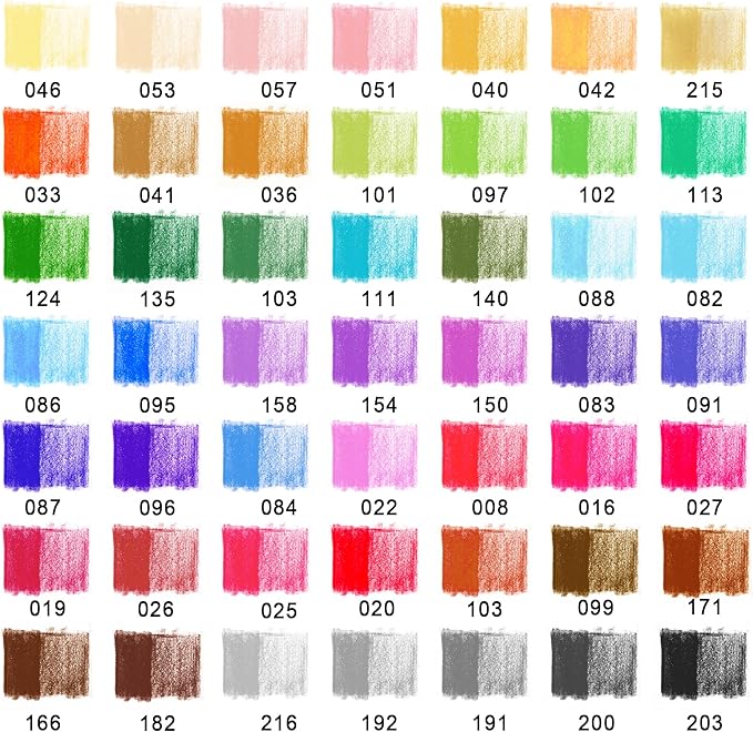KALOUR Premium Colored Pencils,Set of 50 Colors,Artists Soft Core with Vibrant Color,Ideal for Layering Blending Shading,Color Pencils for Adults Beginners Coloring Book…