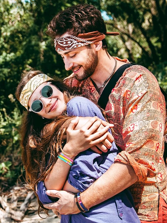 30 Pieces Heishi Bracelets Surfer Beaded Bracelets Rainbow Clay Bracelets Boho Friendship Stackable Bracelets Summer Beach Bracelet Set