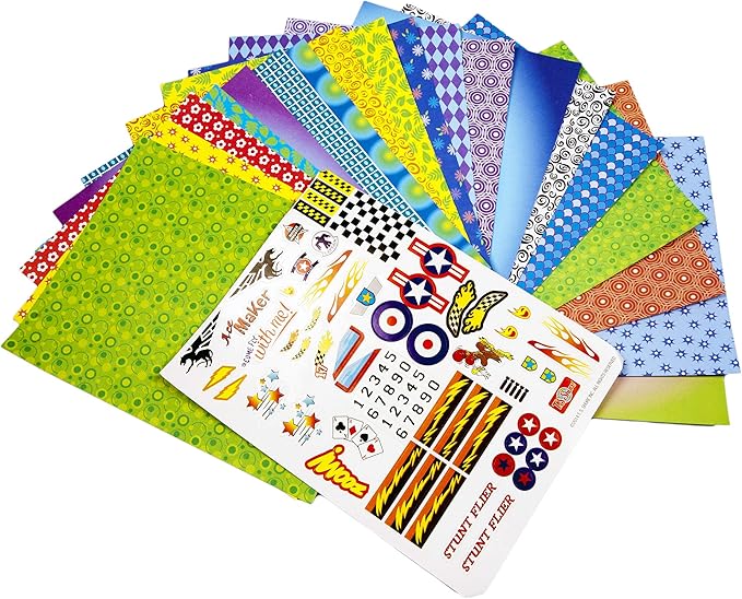 Bendon TS Shure Paper Airplanes Mini Activity Tin with 20 Paper Airplanes and Sticker Sheet 50435