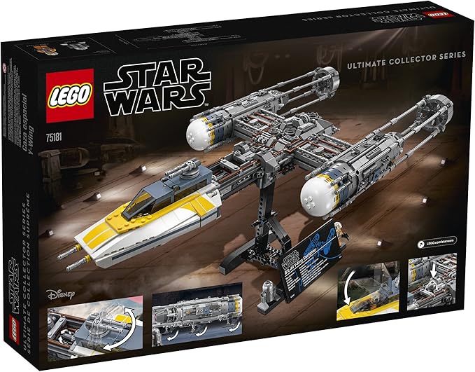 LEGO Star Wars Y-Wing Starfighter 75181 Building Kit (1967 Pieces)