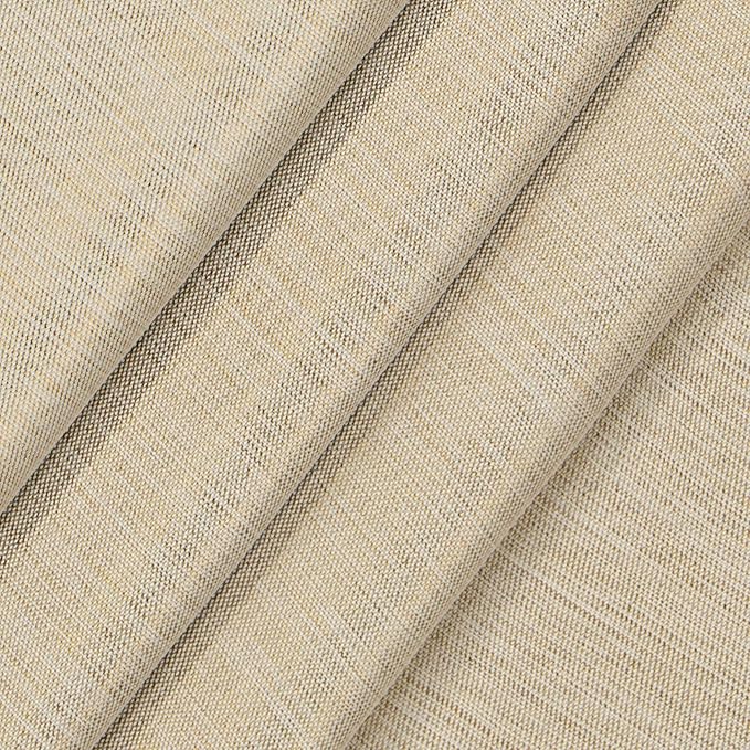 Eclipse Fresno Modern Blackout Thermal Rod Pocket Window Curtain for Bedroom (1 Panel), 52 in x 95 in, Wheat