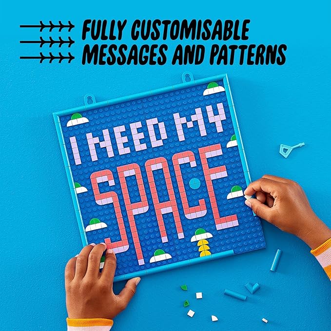 LEGO® DOTS Big Message Board 41952 DIY Craft Decoration Kit; A Customizable Canvas Designed for Kids Aged 8+