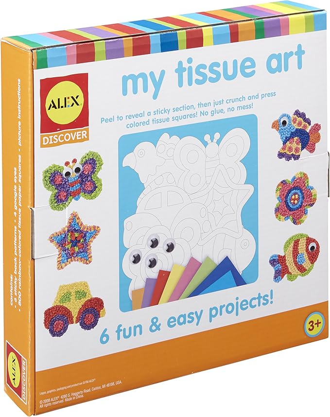 Alex Discover My Tissue Art Kids Art and Craft Activity