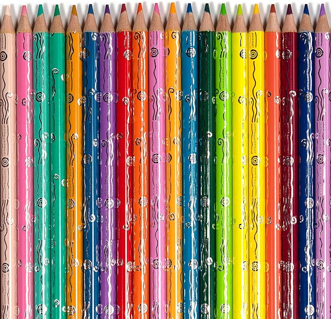 eeBoo Piece & Love: Seaside Garden Watercolor Pencils - 24 Count - Adults Artist Quality Pencils, Arts & Crafts