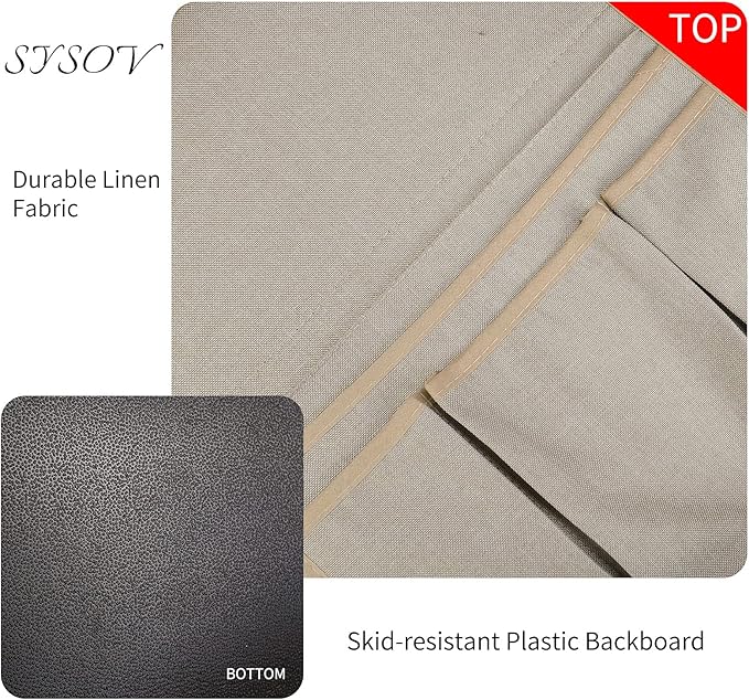 Bedside Caddy Bedside Storage Organizer Magazine Phone Tablet iPad Remote Holder, Organizer Caddy for Home College Dorm Bed, Sofa, Bunk Bed (Pale Khaki)