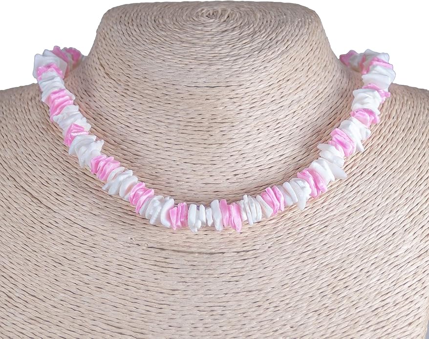BlueRica Puka Shell Chips Necklace & Anklet Set (Multi)