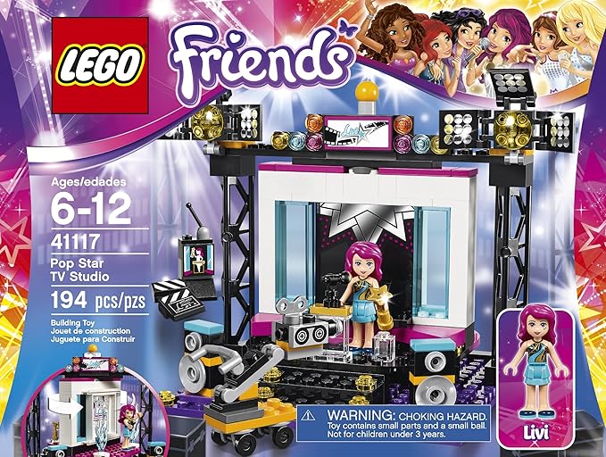 LEGO Friends Pop Star TV Studio Kit (194 Piece)