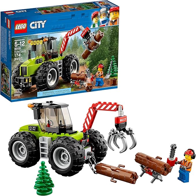 LEGO City Forest Tractor 60181 Building Kit (174 Pieces)