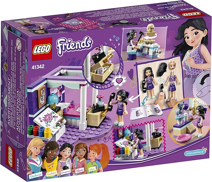 LEGO Friends Emma’s Deluxe Bedroom 41342 Building Kit (183 Piece)