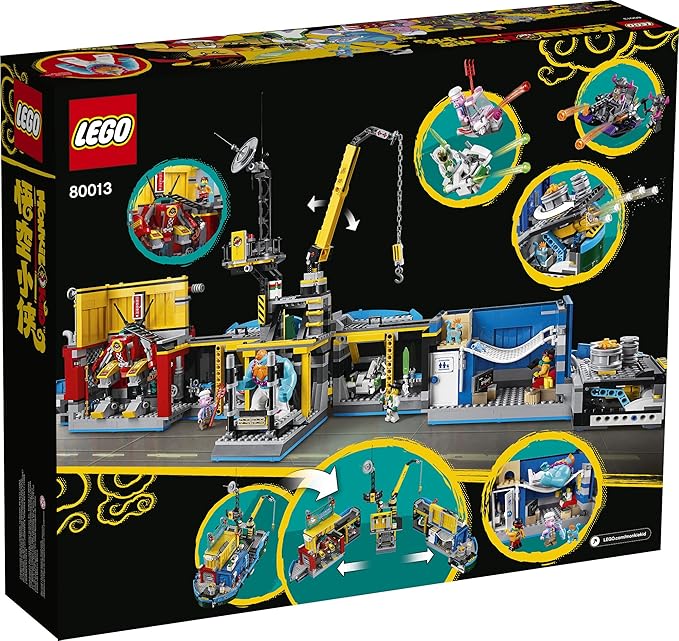 LEGO Monkie Kid: Monkie Kid’s Team Secret HQ 80013 Building Kit (1,959 Pieces) Amazon Exclusive