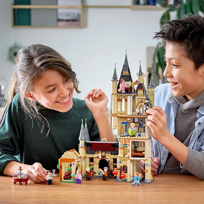 LEGO Harry Potter Hogwarts Astronomy Tower 75969, Castle Toy Playset with 8 Character Minifigures Including Harry Potter and Draco Malfoy, Wizarding World, Birthday Gifts for Kids, Girls & Boys