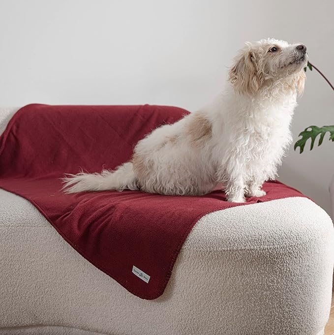 Special SG Glory Fleece Throw Blanket Set Bulk for Travel Kids Outdoor Wedding Pet (Burgundy, Pack of 6 50x60 Inches)