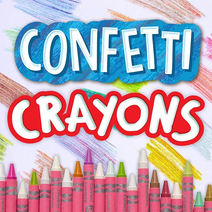 24 ct. Confetti Crayons