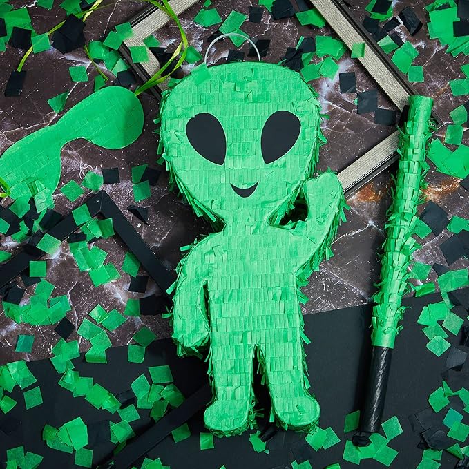 Lewtemi Piñata Party Decorations with Stick Blindfold and Confetti for Party Decorations Centerpiece, Photo Prop, Birthday, Funny Anniversary