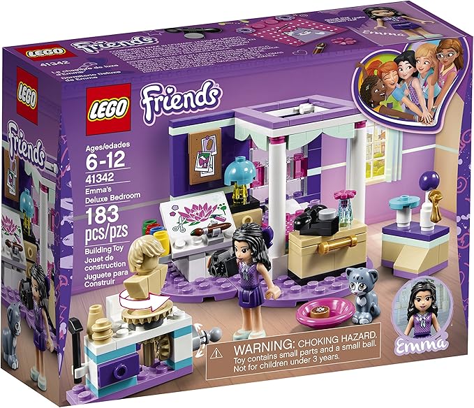 LEGO Friends Emma’s Deluxe Bedroom 41342 Building Kit (183 Piece)