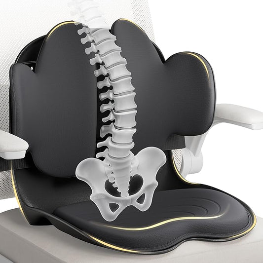 CabSupport M3 Ergonomic Seat Cushion Dynamic Lumbar Support Spineseat Patented Spine Alignment Ergonomic Posture Corrector, Ideal for Seniors & Teens, Breathable Design for Home, Gaming & Meditation