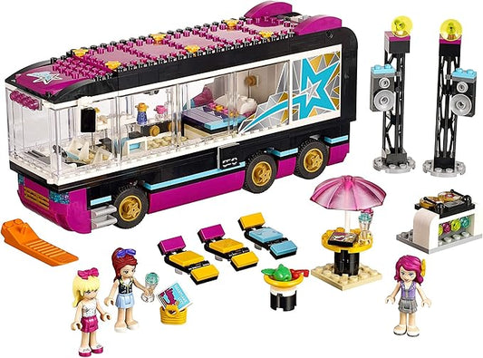 LEGO Friends 41106 Pop Star Tour Bus Building Kit