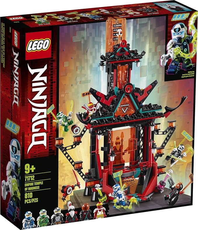 LEGO NINJAGO Empire Temple of Madness 71712 Ninja Temple Building Kit (810 Pieces)