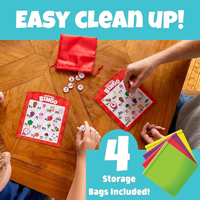 Chuckle & Roar - Family Bingo - Game Night Staple - Counting and Matching Skills for Kids - Classic Game Perfect for preschoolers