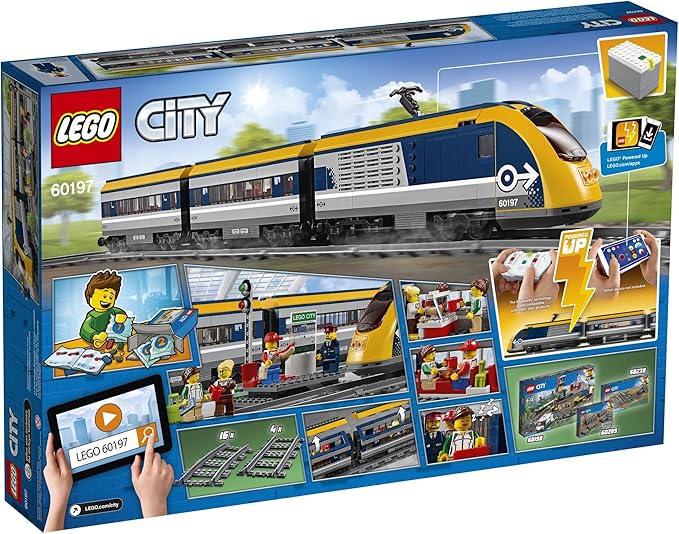 LEGO City Passenger Train 60197 Building Kit (677 Pieces), Standard