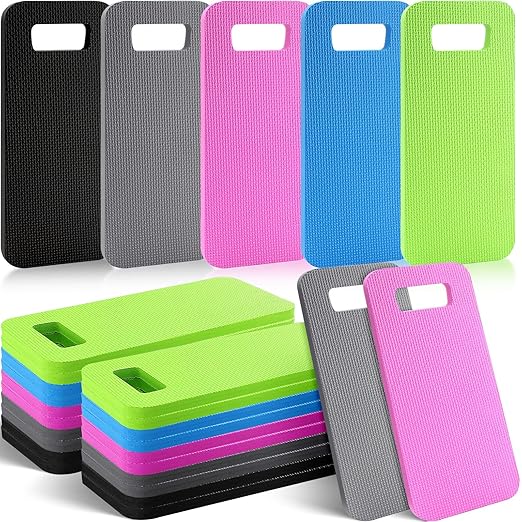 20 Pcs Garden Kneeling Pad Garden Knee Pads Thick Foam Knee Mat Waterproof Knee Cushions for Kneeling Multi Functional Kneeler for Praying, Gardening, Baby Bath, Yoga, 15.4 x 6.7 Inch (Classic Color)