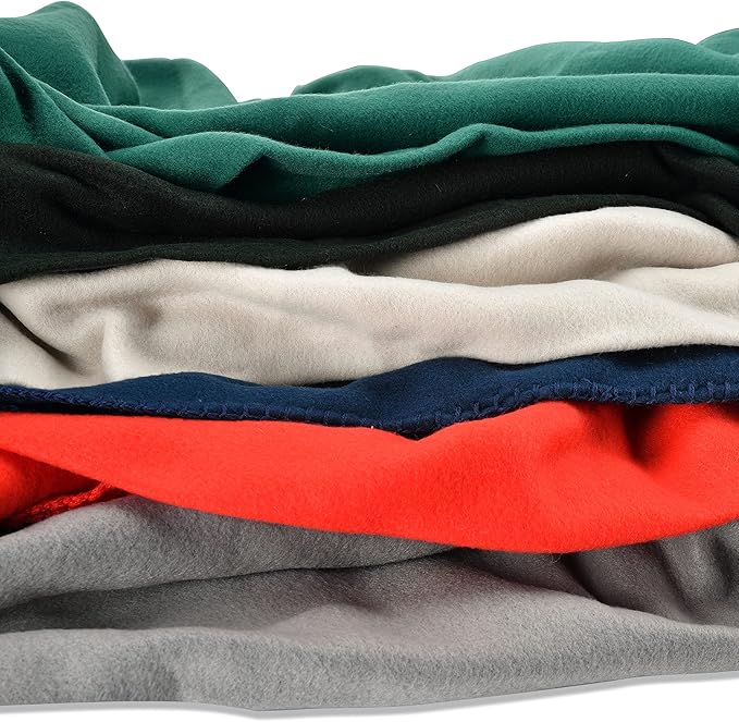Special SG Glory Fleece Throw Blankets Solid Lightweight Warm Soft Cozy Pet-Friendly for Home Bed Sofa Couch Dorm Office Wedding Gifts Travel Airplane for Seasons (Assorted#1 Pack of 6-50x60 Inches)
