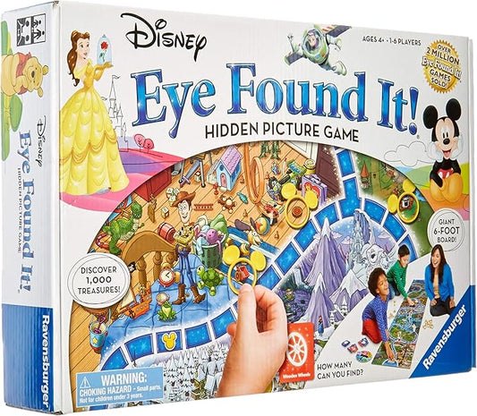 Ravensburger World of Disney Eye Found It! Board Game - Engaging Fun for Kids and Adults | Suitable for Ages 4 and Up | Promotes Critical Thinking Skills | Featuring Beloved Disney Characters