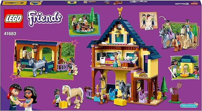 LEGO® Friends Forest Horseback Riding Center 41683 Building Kit; Horse Riding