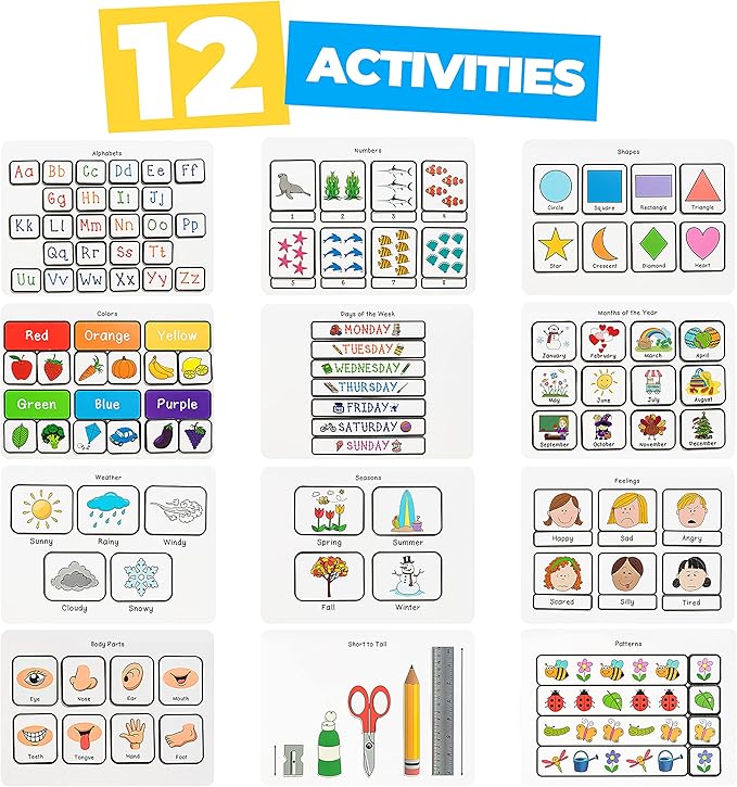 Preschool Busy Book for Toddlers, Montessori Toys for Toddlers, Autism Sensory Educational Toys, Preschool Learning, Kindergarten Learning Activities, Special Needs Toys