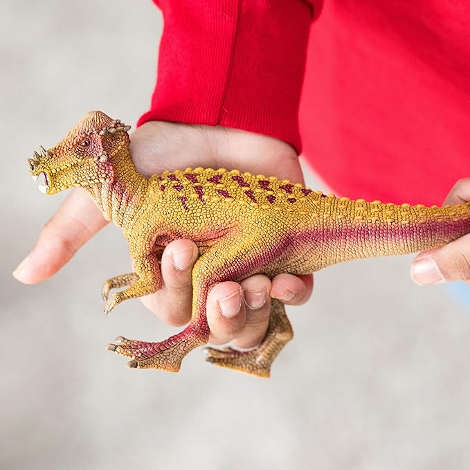 Schleich Dinosaurs, Realistic Dinosaur Toys for Boys and Girls Pachycephalosaurus Toy Figurine, Ages 4+
