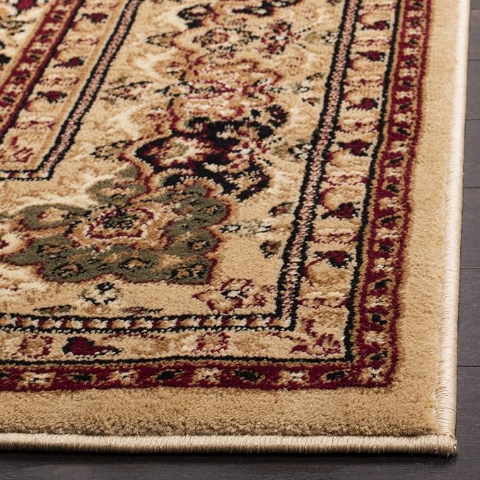 SAFAVIEH Lyndhurst Collection Runner Rug - 2'3" x 12', Multi & Beige, Traditional Oriental Design, Non-Shedding & Easy Care, Ideal for High Traffic Areas in Living Room, Bedroom (LNH221C)