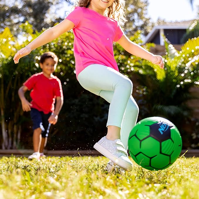 Nerf Kids Foam Mini Soccer Ball - Proshot Youth Soft Mini Foam Soccer Ball - 7" Inch Indoor + Outdoor for Kids - Fun Toy for Practice + Games