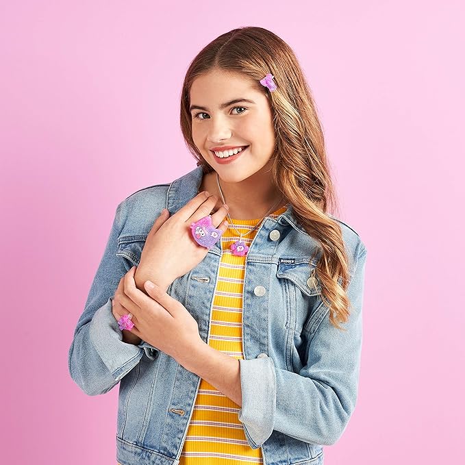 Animals Jewelry Pack - Quick & Easy DIY Resin Inspired Craft Activity Kit for Kids Ages 7 & Up, Multicolor (10878)