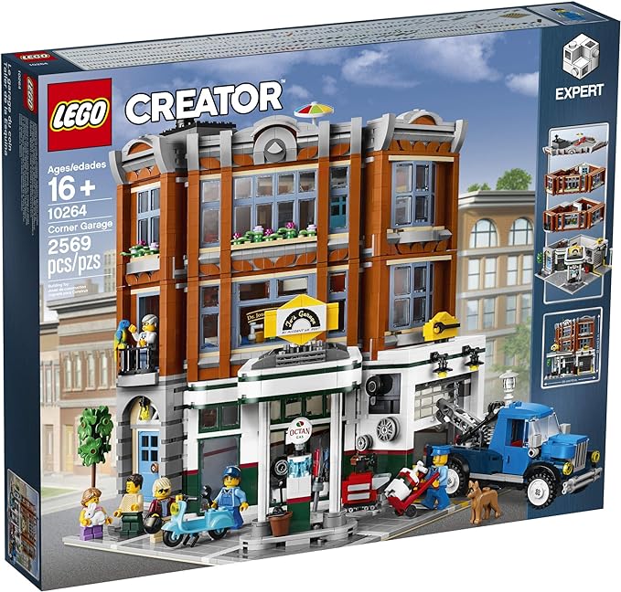 LEGO Creator Expert Corner Garage 10264 Building Kit (2569 Pieces)
