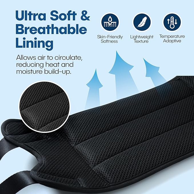 1 Pack Airplane Foot Hammock, No-Collapse Foot Hammock for Plane Travel, Thickened Bamboo Airplane Foot Rest, Adjustable Footrest for Office, Long Flight