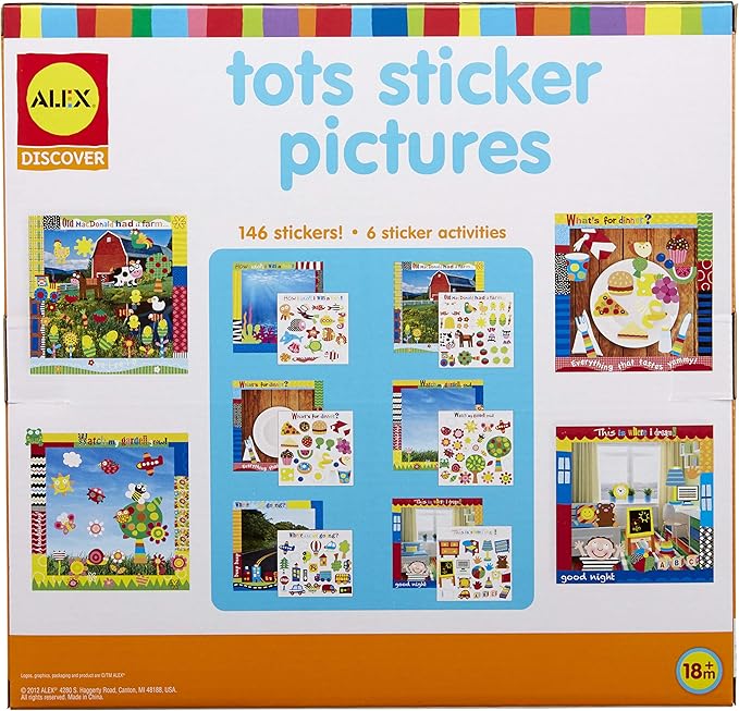 ALEX Jr. Tots Sticker Pictures